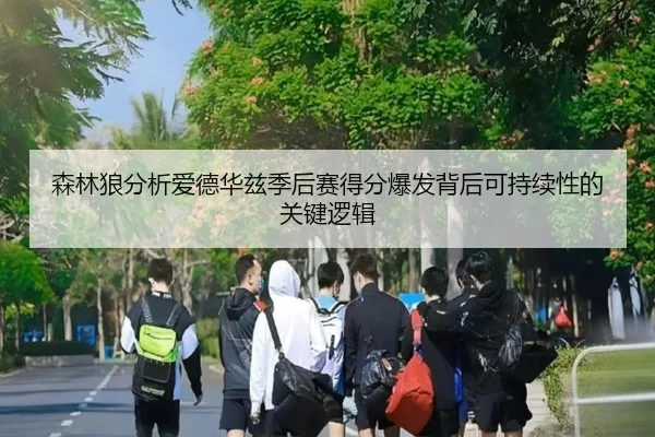 森林狼分析爱德华兹季后赛得分爆发背后可持续性的关键逻辑